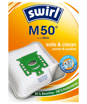 SWIRL® STOFZUIGERZAK M50® (10 zakken + 2 deo) SWIRL® STOFZUIGERZAK M50® (10 zakken + 2 deo)