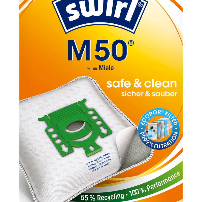 SWIRL® STOFZUIGERZAK M50® (10 zakken + 2 deo)