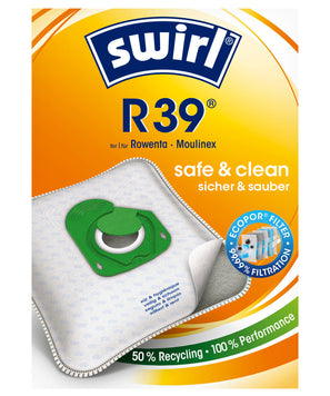 SWIRL® STOFZUIGERZAK R39® (10 zakken + 2 deo) SWIRL® STOFZUIGERZAK R39® (10 zakken + 2 deo)