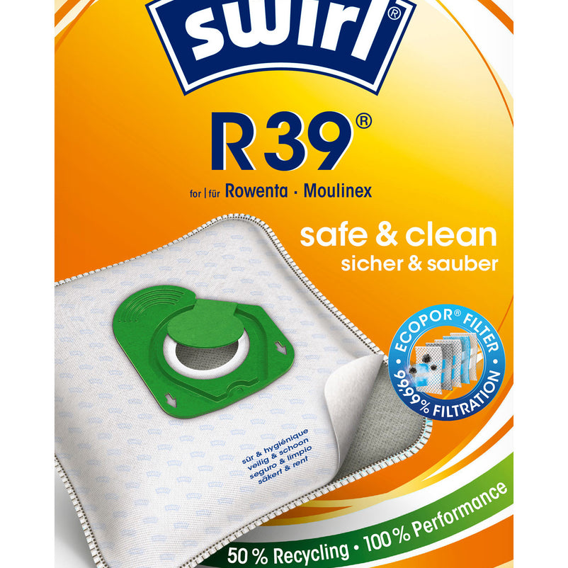 SWIRL® STOFZUIGERZAK R39® (10 zakken + 2 deo)